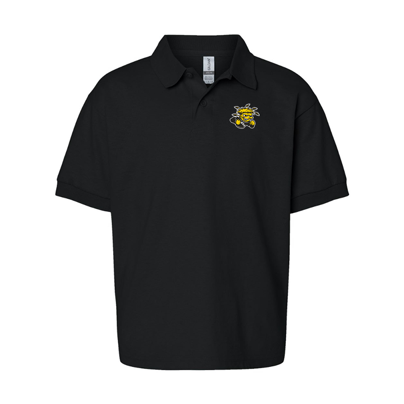 Youth Wichita State Shockers  Gildan Dry Blend Jersey Polo
